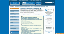 Desktop Screenshot of healthcareconferencesuk.co.uk